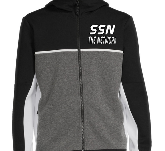 SSN TRI-COLOR TECH ZIP UP HOODIE