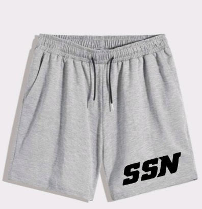 SSN Shorts Black Letters