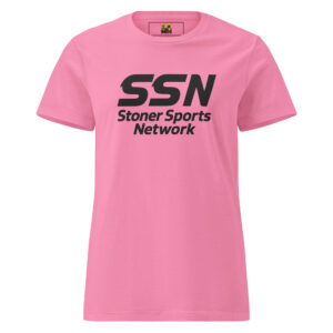 Stoner Sports Network Signature Women's Tee (pink/black)
