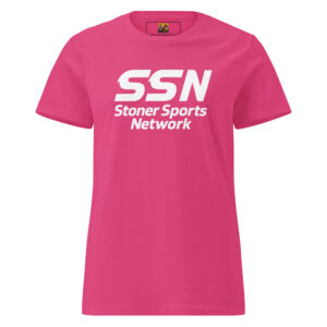 Stoner Sports Network Signature Women's Tee (pink/white)