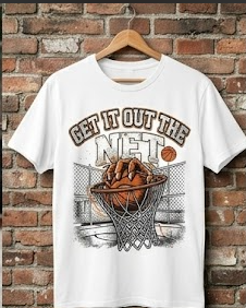 Get It Out The Net Oversized Tee (White)